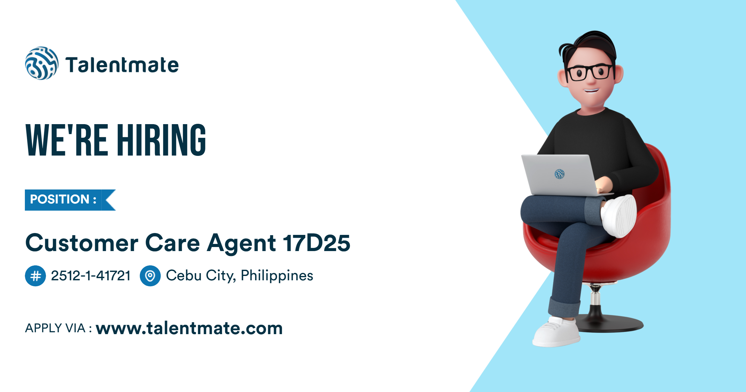 Customer Care Agent 17D25 Jobs in Cebu City, Philippines