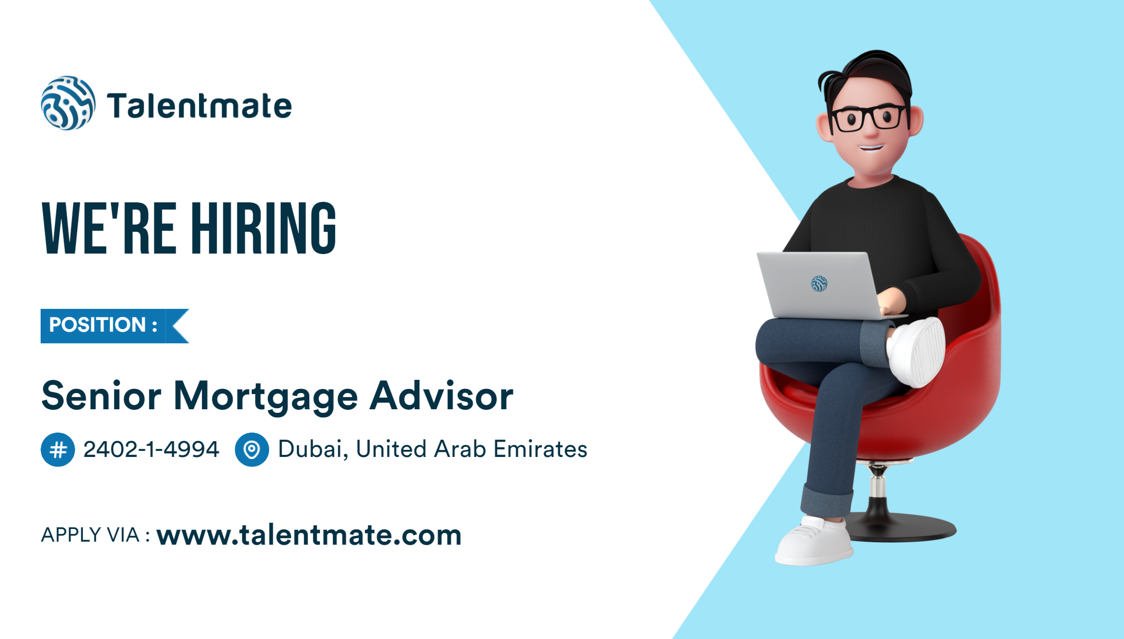 Senior Mortgage Advisor Jobs in Dubai, United Arab Emirates
