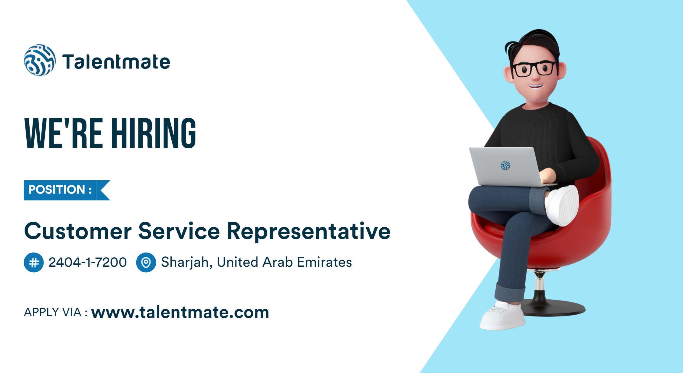 Customer Service Representative Jobs in Sharjah, United Arab Emirates
