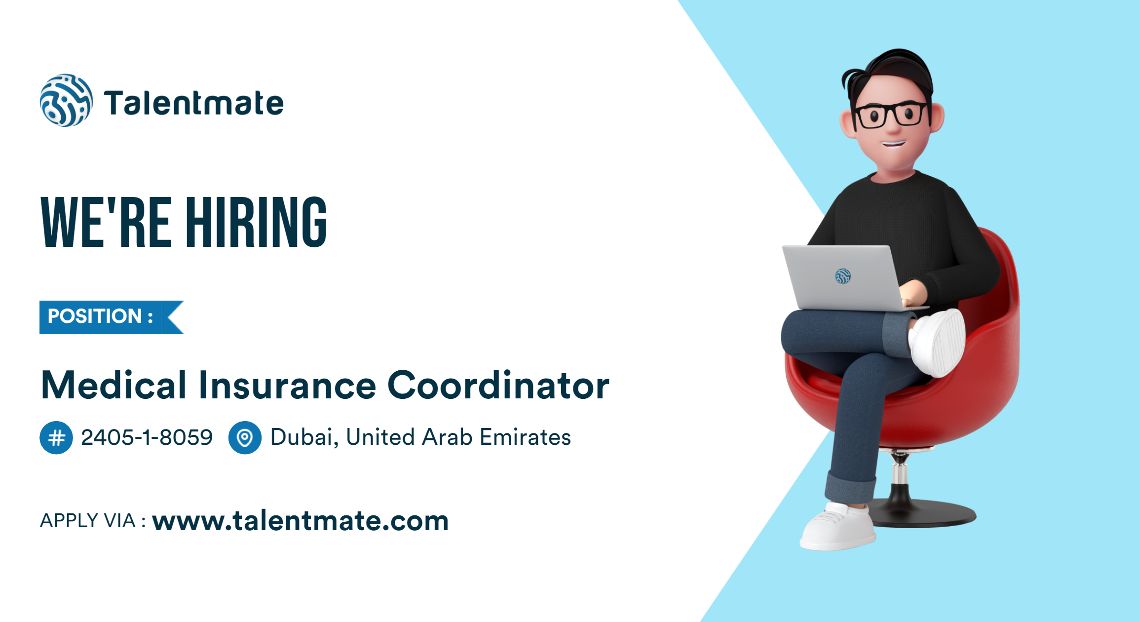 Medical Insurance Coordinator Jobs in Dubai, United Arab Emirates