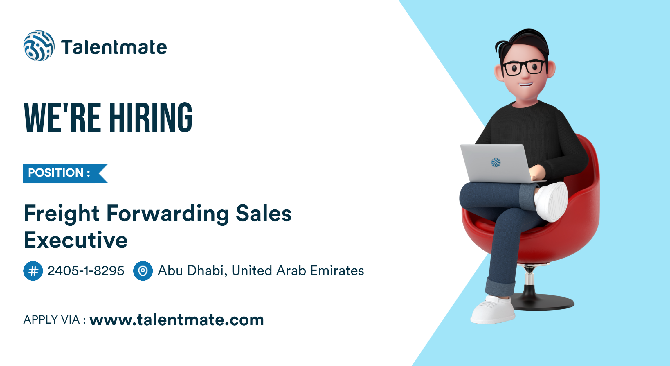 Freight Forwarding Sales Executive Jobs in Abu Dhabi, United Arab Emirates