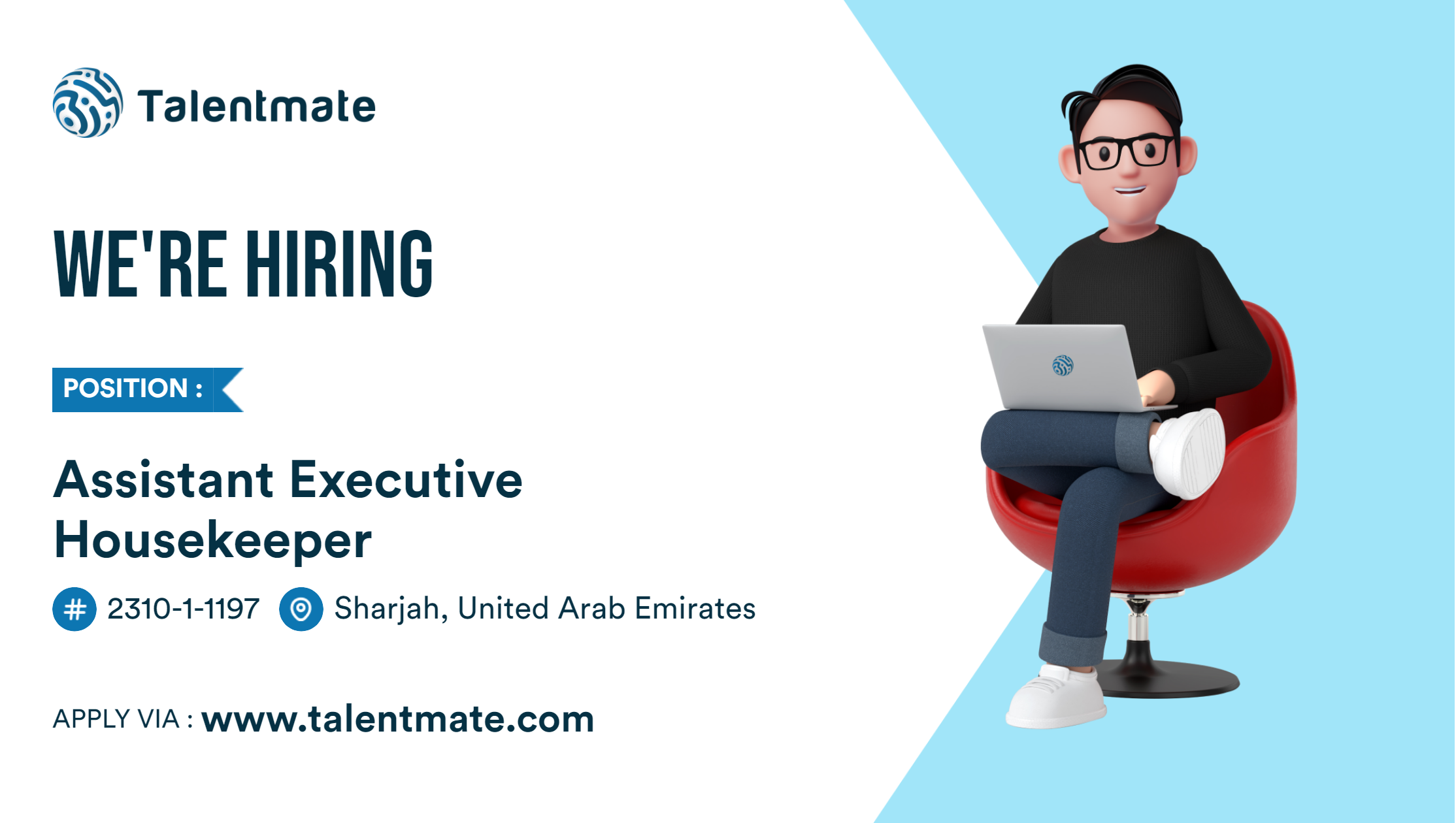 Assistant Executive Housekeeper Jobs in Sharjah, United Arab Emirates