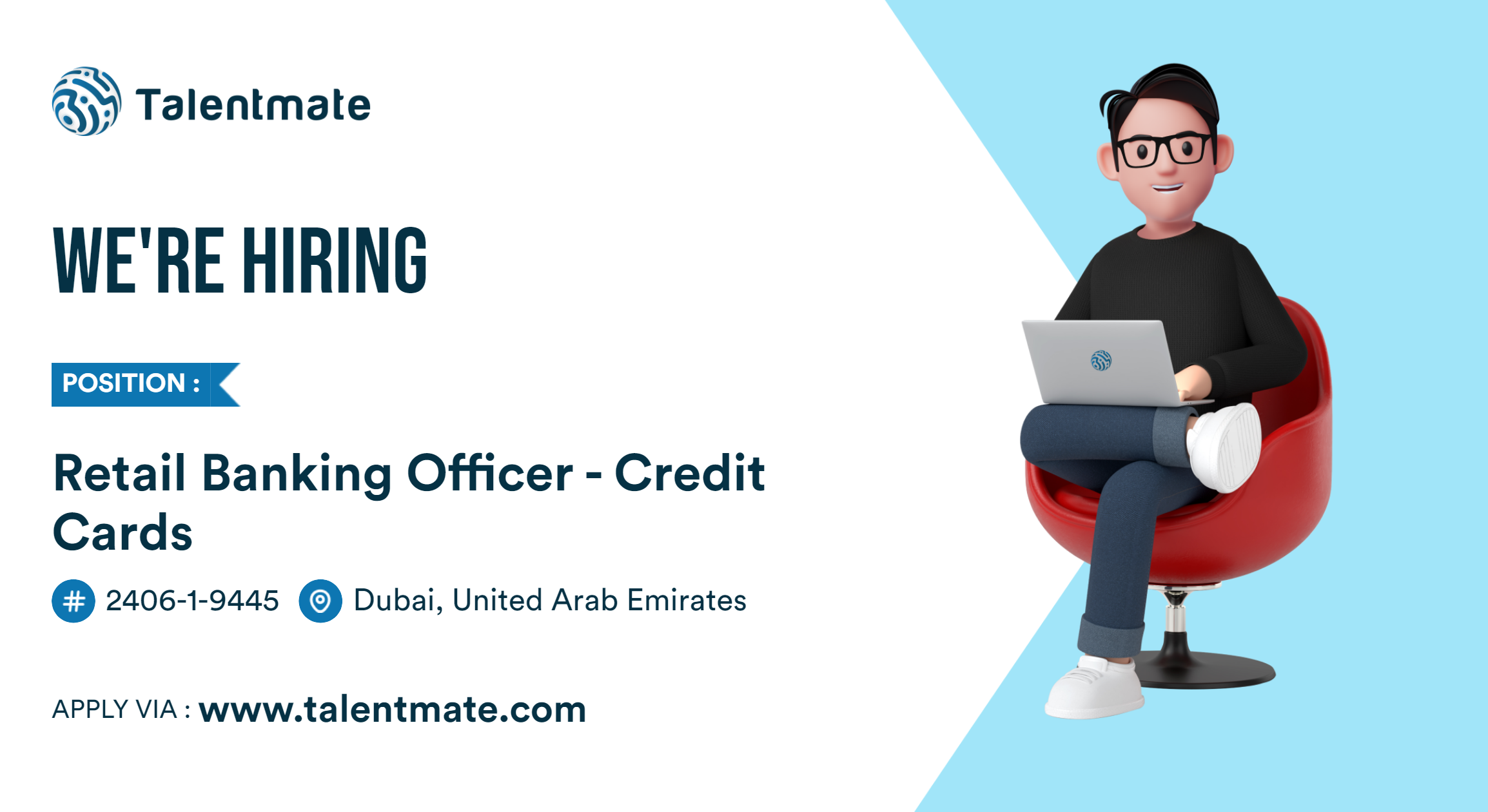 Retail Banking Officer - Credit Cards Jobs in Dubai, United Arab Emirates