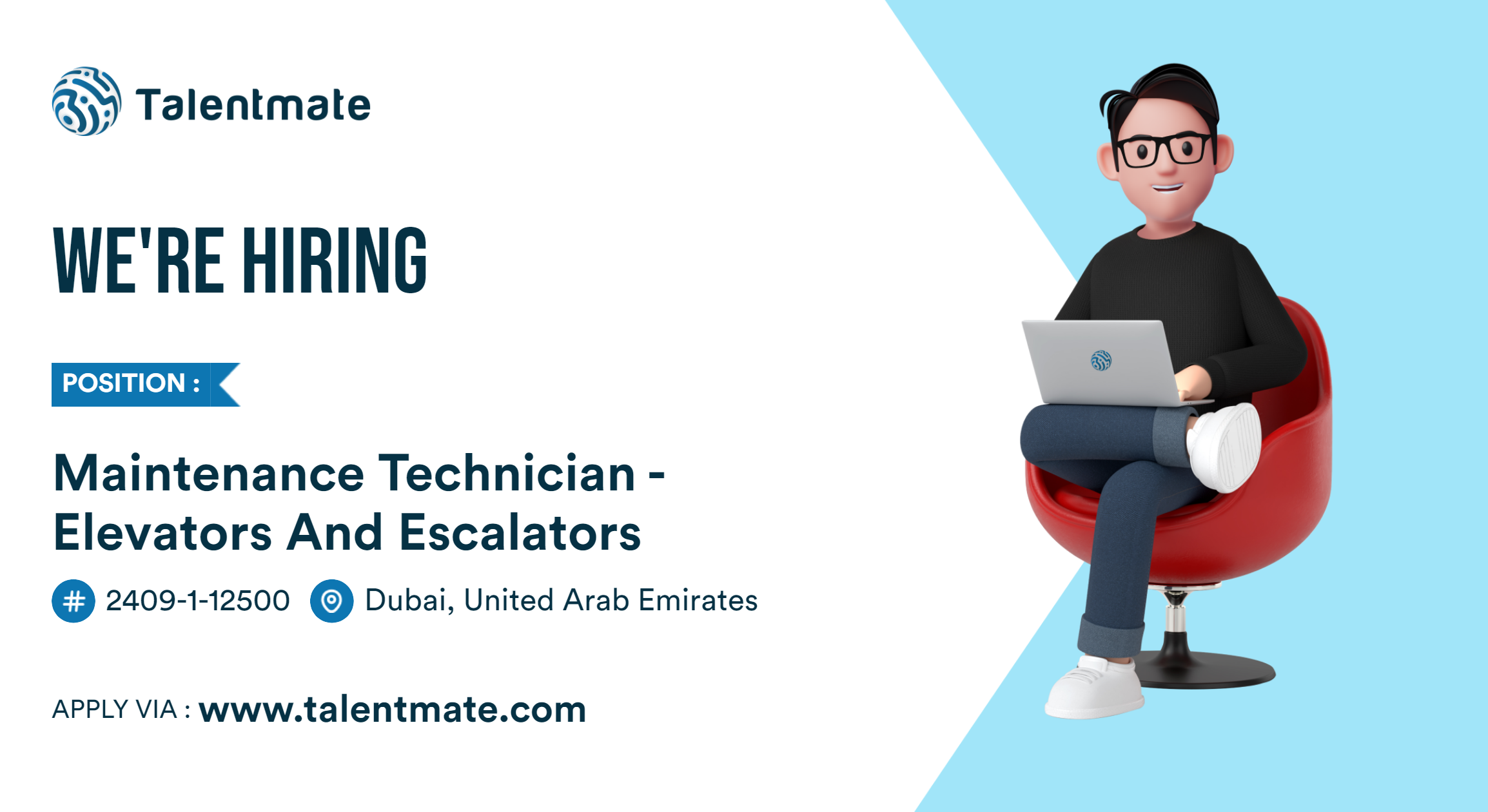 Maintenance Technician Elevators and Escalators Jobs in Dubai, United
