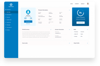 dashboard screenshot